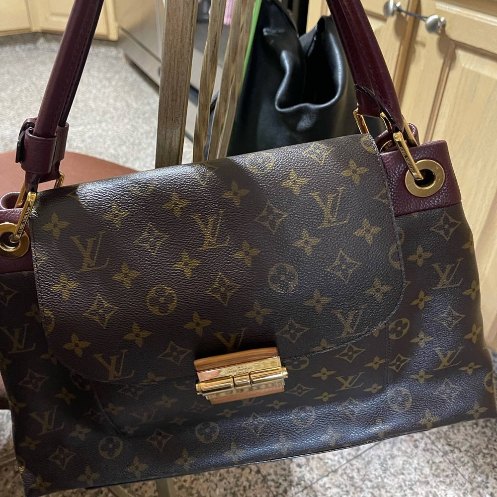 LV Olympe Bordeaux Monogram. Stunning!